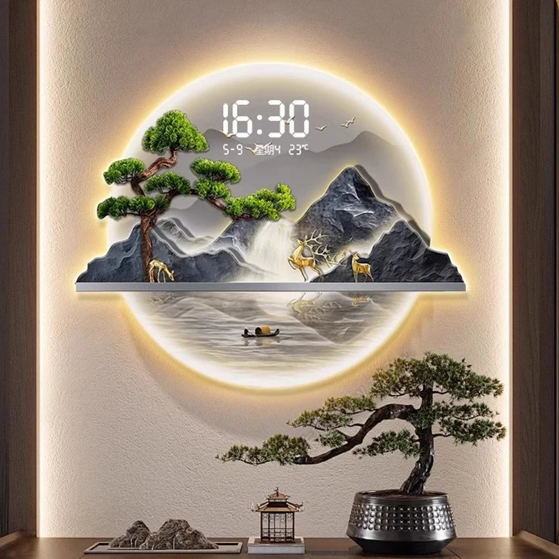 Luxury Lifestyle Aesthetic - Chinese stijl design wandklokken moderne esthetische
