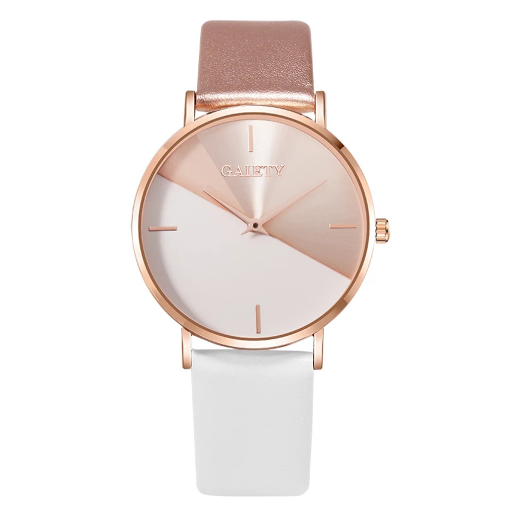 Luxury Zone - Top Brand Vrouwen Horloge Lederen Rose